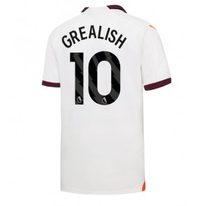 Manchester City Jack Grealish #10 Replika Udebanetrøje 2023-24 Kortærmet